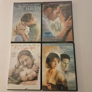 Lot Of Four Romance Movies on DVD Two Are New & Sealed
